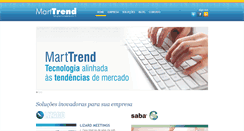 Desktop Screenshot of marttrend.com.br