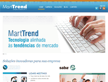 Tablet Screenshot of marttrend.com.br